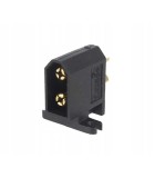 Soclu alimentare DC XT60 tata 2 pini lipire neagra 30A 500V XT60C-M AMASS