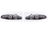 Set faruri tuning MITSUBISHI ECLIPSE (D30), 12.1995-1997, H1+H1; manual; negru; TUNING; halogen,