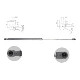 Amortizor haion spate Ford Focus 3, 12.2010-08.2018, Hatchback, Lungime/Forta/Cursa Piston 600/385/240, BM51-A406A10-AE, Stanga , Dreapta