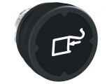 Comutator Negru 22mm cu Buton Apăsare