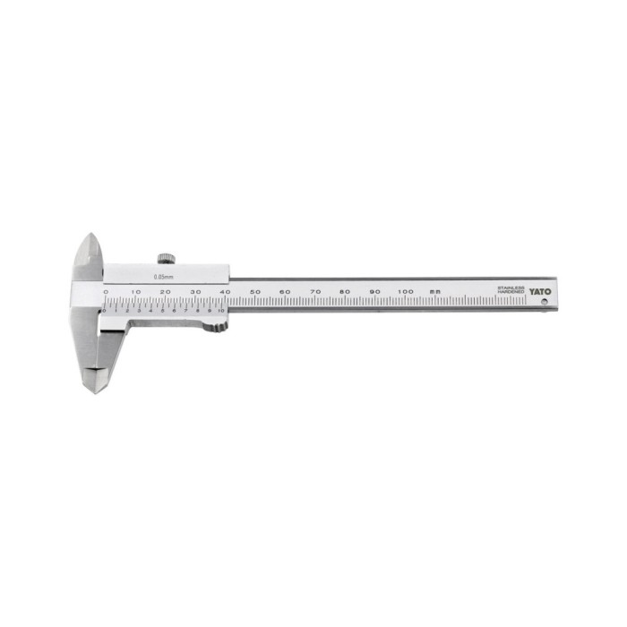 Șubler 100mm/0.05mm Yato YT-71993