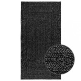 Covor &bdquo;ZIZUR&rdquo; Antracit aspect iuta pentru interior și exterior