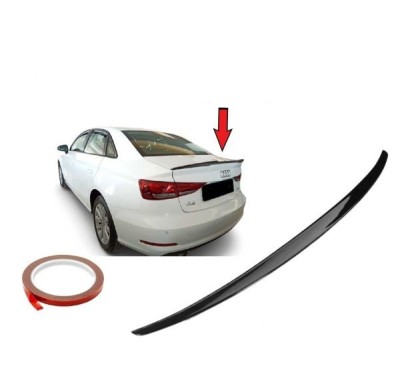 Spoiler Spate Portbagaj pentru AUDI A3 2013-2019 Аripa Lucios lipicios foto