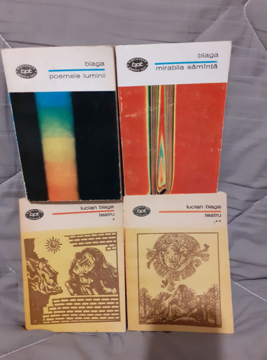 POEMELE LUMINII/MIRABILA SAMANTA/TEATRU-LUCIAN BLAGA (4 VOL)