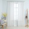 vidaXL Draperii opace cu c&acirc;rlige, 2 buc., ivoriu, 140 x 245 cm 134487