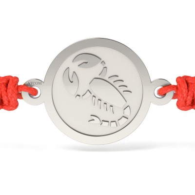 Bratara din argint model Talisman Scorpion foto