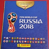 Album stickere Panini (doar cateva stickere lipite si 12 nelipite) fotbal - RUSIA 2018 - Campionatul Mondial de Fotbal