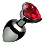 Plug Anal Metal Heart Jewel Medium