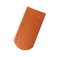 Tiglele ceramice Tondach Solzi cu taietura semicirculara natural foto