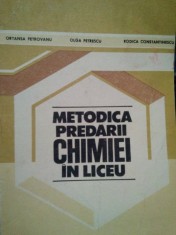 Ortansa Petrovanu - Metodica predarii chimiei in liceu (Editia: 1982) foto