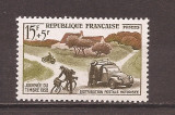 Franta 1958 - Ziua timbrului, MNH, Nestampilat