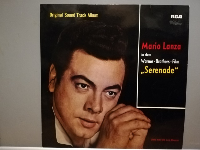 Mario Lanza &ndash; Serenade &ndash; Original Soundtrack (1960/RCA/RFG) - VINIL/Impecabil