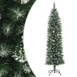 VidaXL Brad de Crăciun artificial slim cu suport, 120 cm, PVC