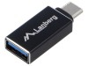 Adaptor USB 3.1 A la C, soclu negru, nichelat, Lanberg