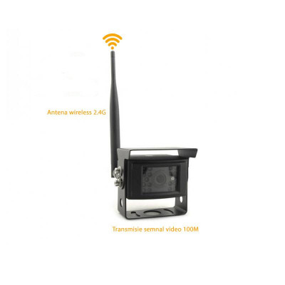 Camera video wireless spate pentru dube camioane si utilaje Edotec EDT-CAM305W CarStore Technology foto