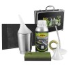 Kit Profesional Restaurare Faruri cu Polimer Lichid JBM 600ml, Adaptor 220V/12V, Accesorii Slefuit, Curatare &amp; Restaurare