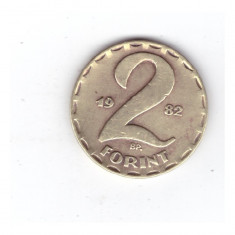 Moneda Ungaria 2 forint/forinti 1982, stare foarte buna, curata