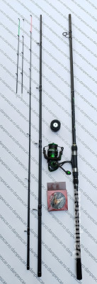 SET FEEDER PRO EASTSHARK Lanseta 3,90m 180gr cu Mulineta FL SP4000 SI 150M FIR foto