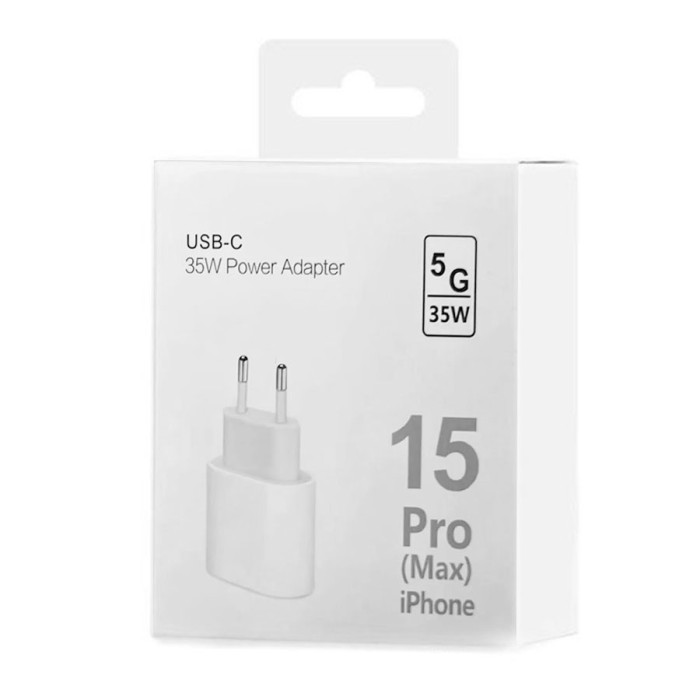 OEM - Incarcator retea, 1xUSB-C, 35W, White [blister]