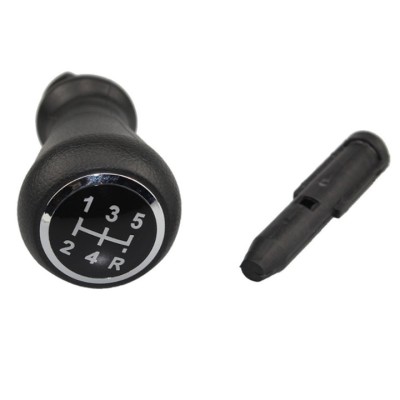 Set nuca schimbator viteze si adaptor fixare Ventoo&amp;Acirc;&amp;reg;, 5 viteze, model cu inel cromat, compatibil cu Citroen C2, C3, C4, DS4, Peugeot 106, 205, 306, 4 foto