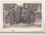 Bnk foto Grup de militari in comuna Risipiti - 1939, Alb-Negru, Romania 1900 - 1950, Militar