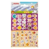 Abtibilduri decorative cu model animale pentru ouă de Paște, 53 buc, multicolor, CMCLASS