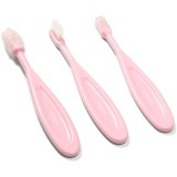 BabyOno Toothbrush periuta de dinti pentru copii Pink 3 buc