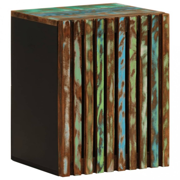 Gossi dulap de perete de baie, 38x34x48 cm, lemn masiv de acacia