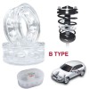 Set 2 Inaltatoare Suspensie Auto Poliuretan Transparent - Creste Garda la Sol 2-4.7cm - Stabilitate &amp; Confort Universal