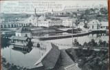 Carte postala, Ocna Sibiului, vedere generala, 1911