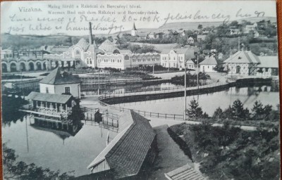 Carte postala, Ocna Sibiului, vedere generala, 1911 foto