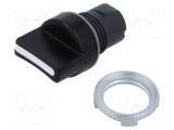 Comutator rotativ 22mm EAO Poz.i stab 2 negru fără IP65 46