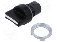 Comutator rotativ 22mm EAO Poz.i stab 2 negru fără IP65 46