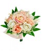 Buchet mic personalizabil cu trandafiri, floarea miresei si hortensii (Roz, Alb), Eventissimi&reg;