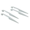 Set aripioare styling exterior Short-Fin 4buc - 140mm - Crom Garage AutoRide