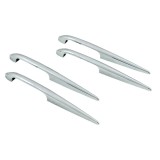 Set aripioare styling exterior Short-Fin 4buc - 140mm - Crom Garage AutoRide