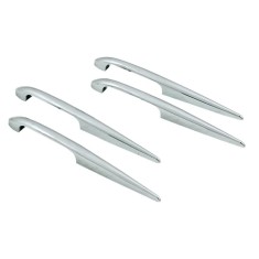 Set aripioare styling exterior Short-Fin 4buc - 140mm - Crom Garage AutoRide