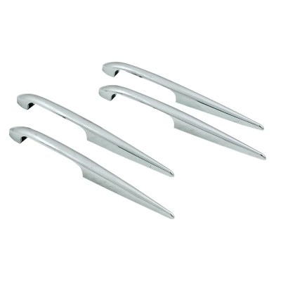 Set aripioare styling exterior Short-Fin 4buc - 140mm - Crom Garage AutoRide foto
