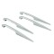 Set aripioare styling exterior Short-Fin 4buc - 140mm - Crom Garage AutoRide