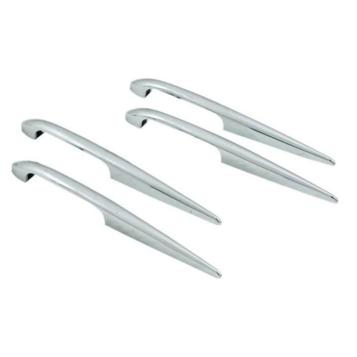 Set aripioare styling exterior Short-Fin 4buc - 140mm - Crom Garage AutoRide