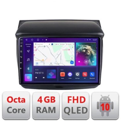 Navigatie Mitsubishi L200 2006-2014 B-094 Android Ecran QLED octa core 4+64 carplay android auto KIT-094+EDT-E309V3 CarStore Technology foto