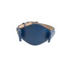 Curea ceas Cyrax, compatibila ceas Fossil ES3615, 12 mm, din piele, albastru