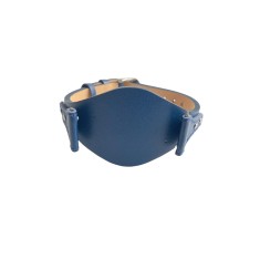 Curea ceas Cyrax, compatibila ceas Fossil ES3615, 12 mm, din piele, albastru