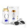 Epilator IPL 3in1 LCD Epilare Definitiva 400000 Pulsatii, 5 Trepte Intensitate, Detector Culoare Piele, Utilizare Faciala si Corporala