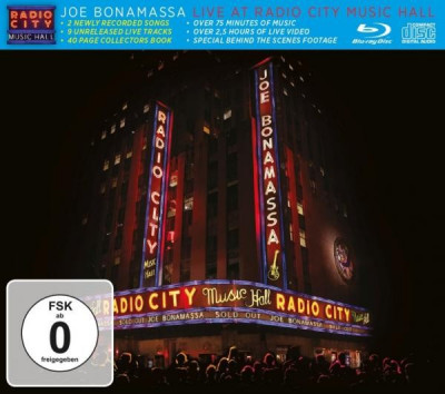 Joe Bonamassa Live At Radio City Music Hall Boxset (cd+bluray) foto