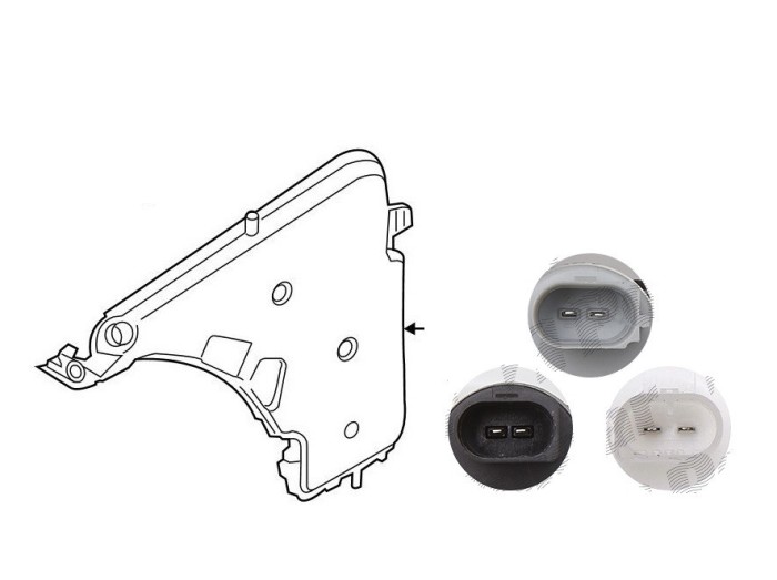 Rezervor spalator parbriz Bmw Seria 1 (F20), 08.2011-06.2015; Seria 1 (F20), 05.2015-; Seria 3/3 Gt (F30/31/34/35), 01.2012-, vehicule fara Motoras S