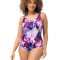 Costum de baie intreg pentru femei Ulla Popken Alice, multicolor, 58 60 - OUTLET