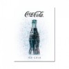 Magnet Frigider Coca-Cola Ice White Nostalgic-Art 6x8cm Metalic Decorativ