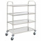 vidaXL Cărucior de bucătărie 4 niveluri 107x55x125 cm oțel inoxidabil
