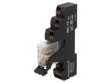 Releu interfață SPDT 24VDC pentru șină DIN